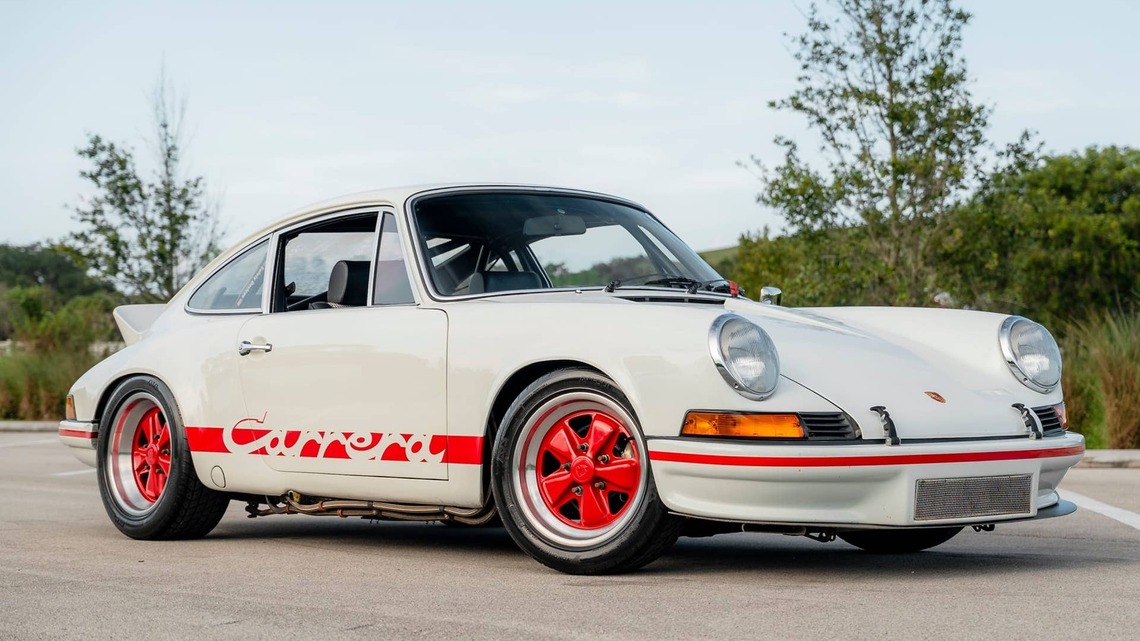 RS-Style 1974 Porsche 911 Carrera for Sale With 74,000 Miles Shown 