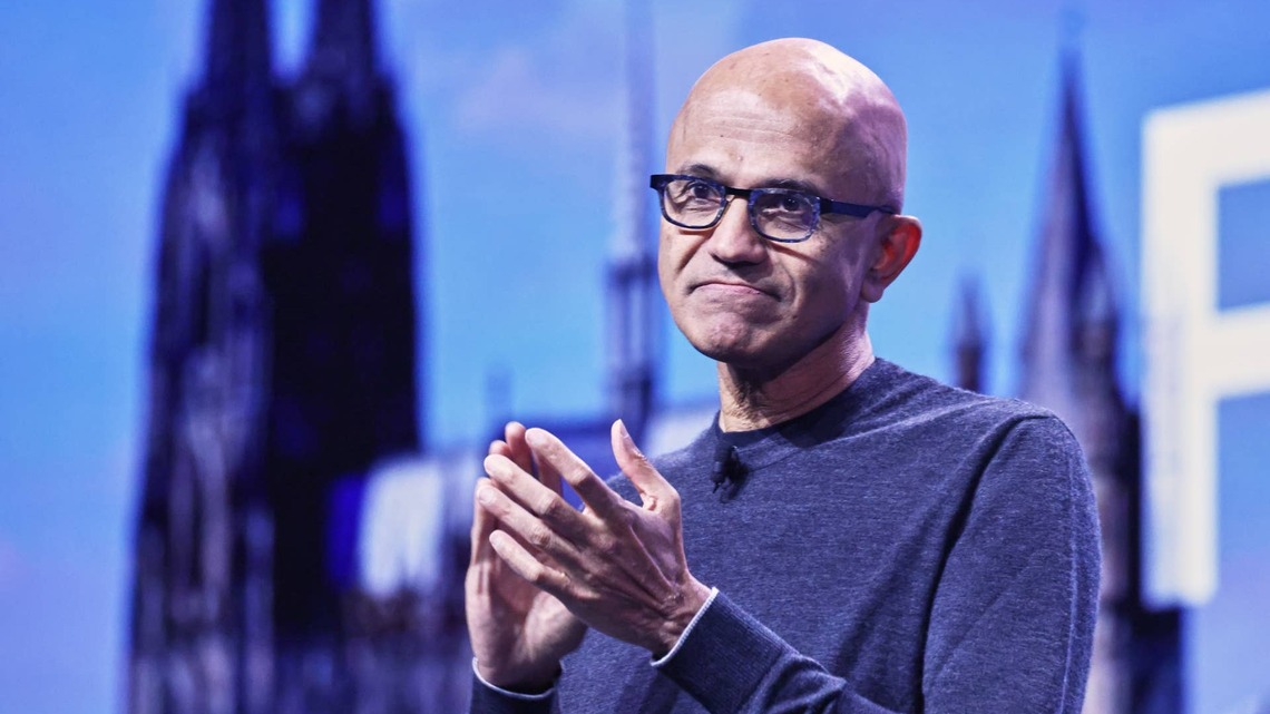 Microsoft CEO says AI growth needs more than big customers