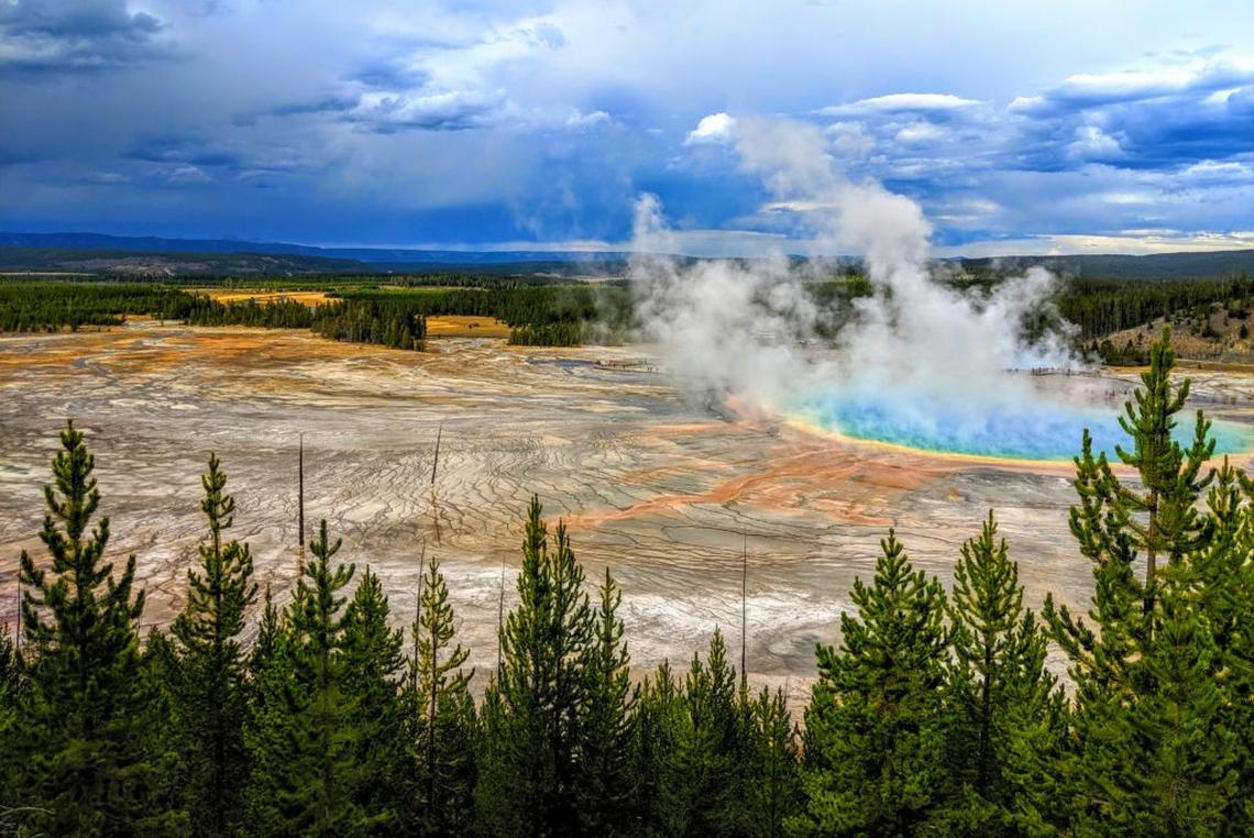  Grand Prismatic Spring at Yellowstone. Photo credit: Cindy Richards 