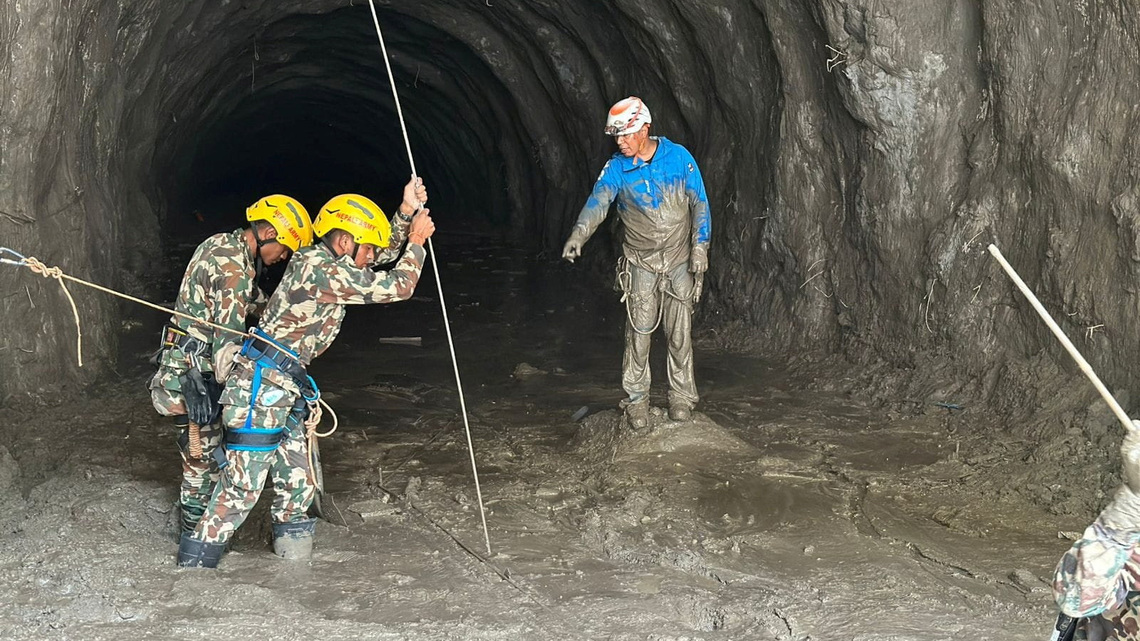 Good chance that trapped workers are still alive in Nepal hydropower plant, official says 