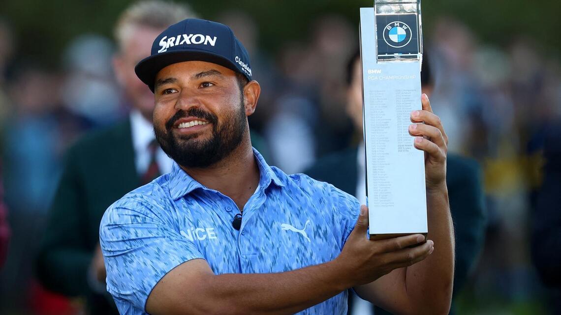 J.J. Spaun wins BMW PGA Championship after Presidents Cup snub 
