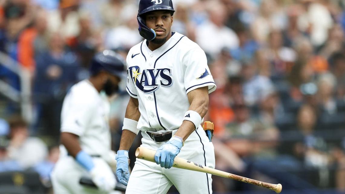 Amid rough week, Rays' Chandler Simpson (thumb) leaves vs. Marlins 