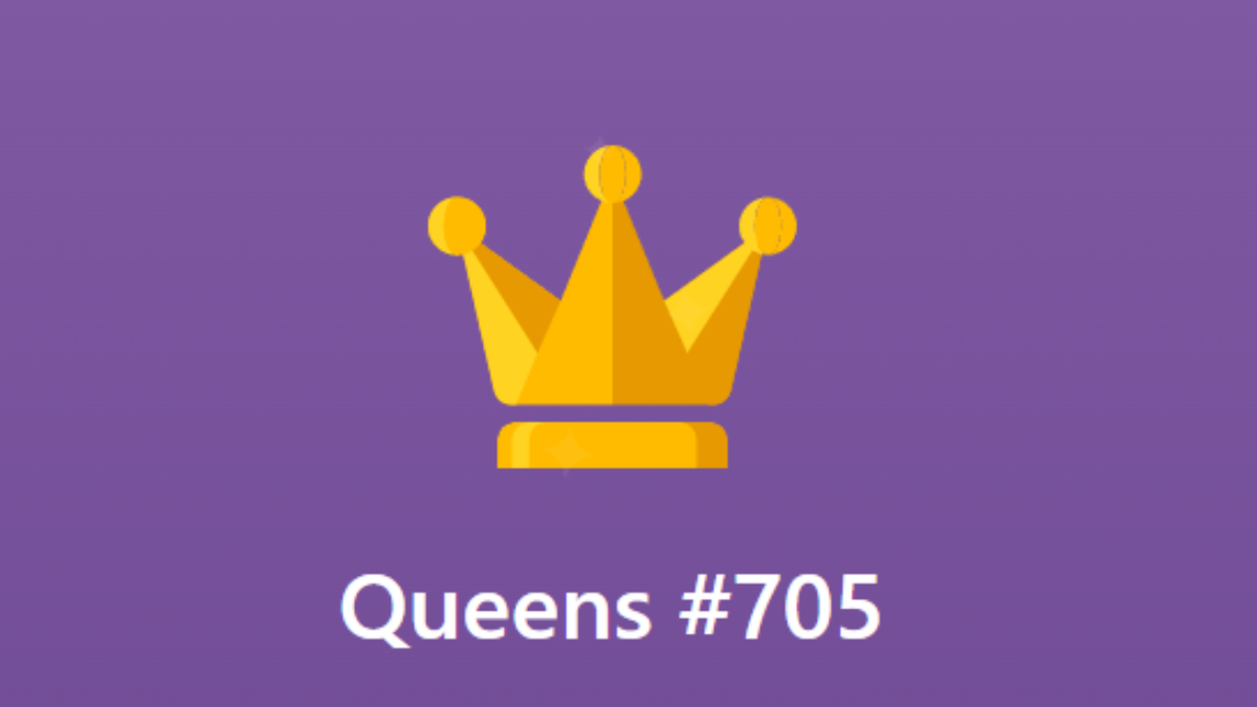 Today's Queens #705 LinkedIn Answer (April 5, 2026) 