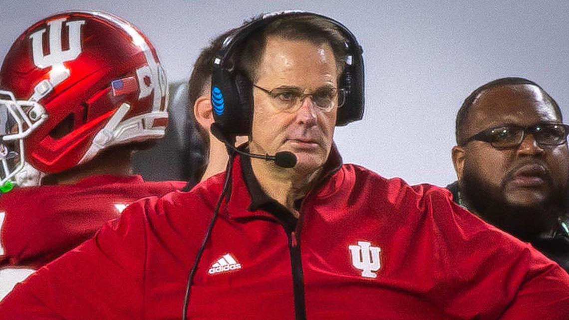  Indiana Head Coach Curt Cignetti stands with his hands on his hips during the College Football Playoff National Championship college football game at Hard Rock Stadium in Miami Gardens on Monday, Jan. 19, 2026. | Rich Janzaruk/Herald-Times / USA TODAY NETWORK via Imagn Images 