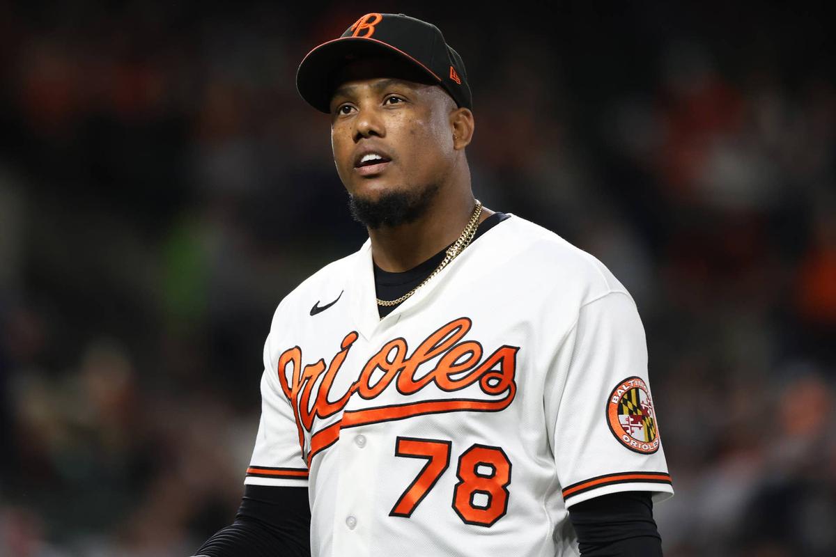  Baltimore Orioles pitcher Yennier Cano (78) © Daniel Kucin Jr.-Imagn Images
