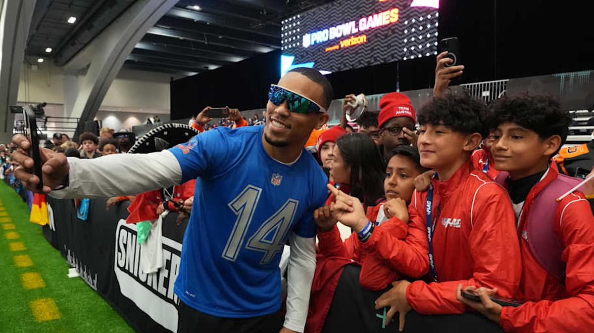Detroit Lions receiver Amon-Ra St. Brown. 