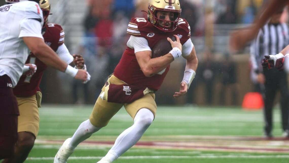 Boston College rides rushing attack to thump Georgia Tech 
