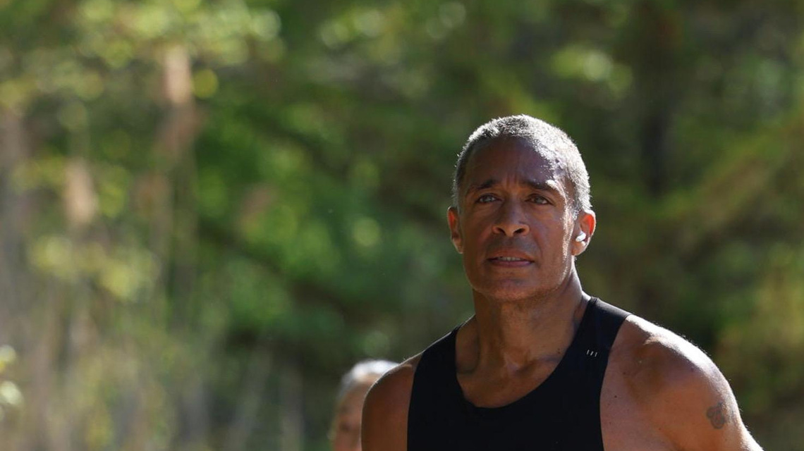 T.J. Holmes 'scared to death' about NYC Marathon. Amy Robach has Twizzlers ready | Exclusive 