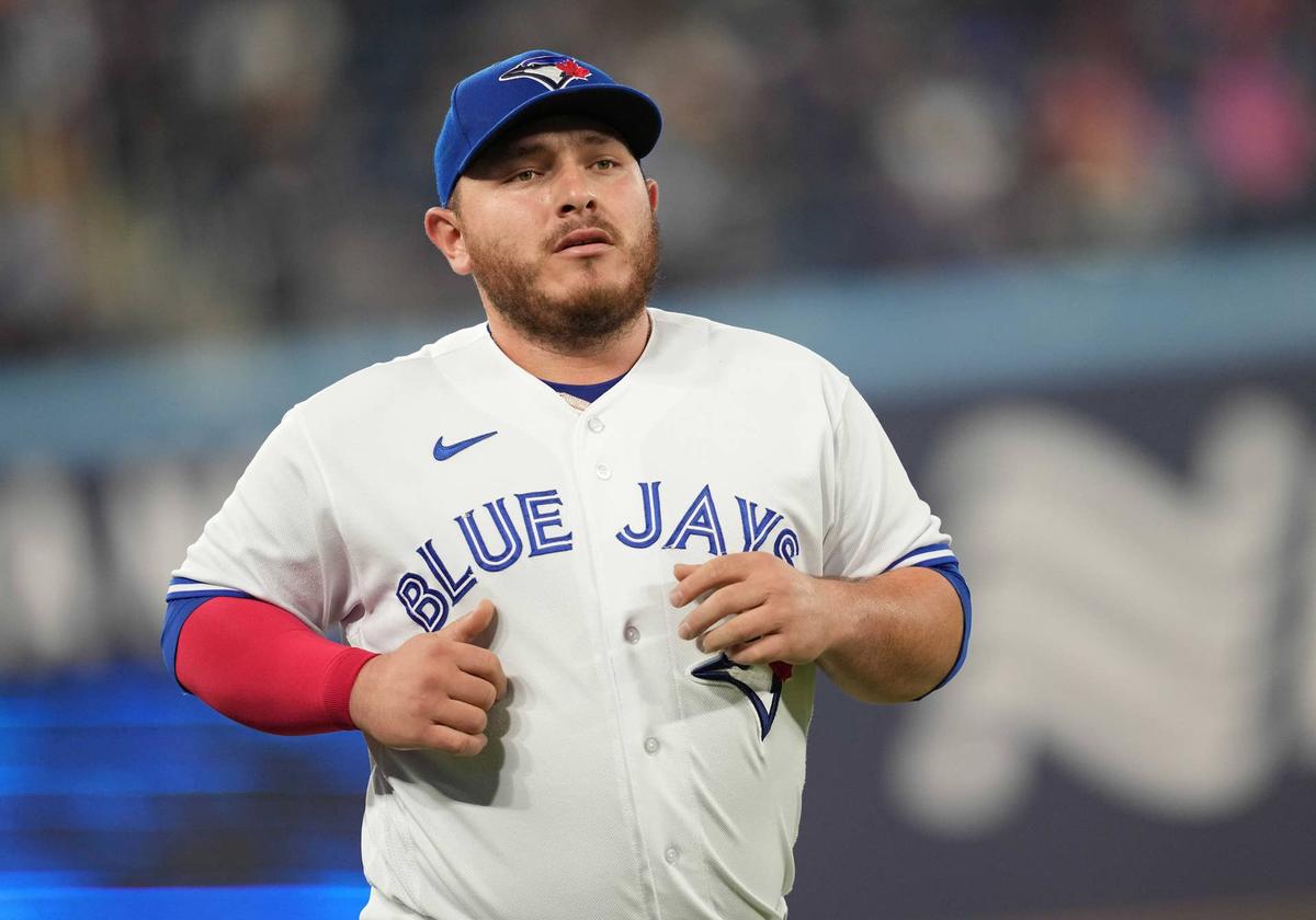  Toronto Blue Jays catcher Alejandro Kirk (30) Nick Turchiaro-USA TODAY Sports