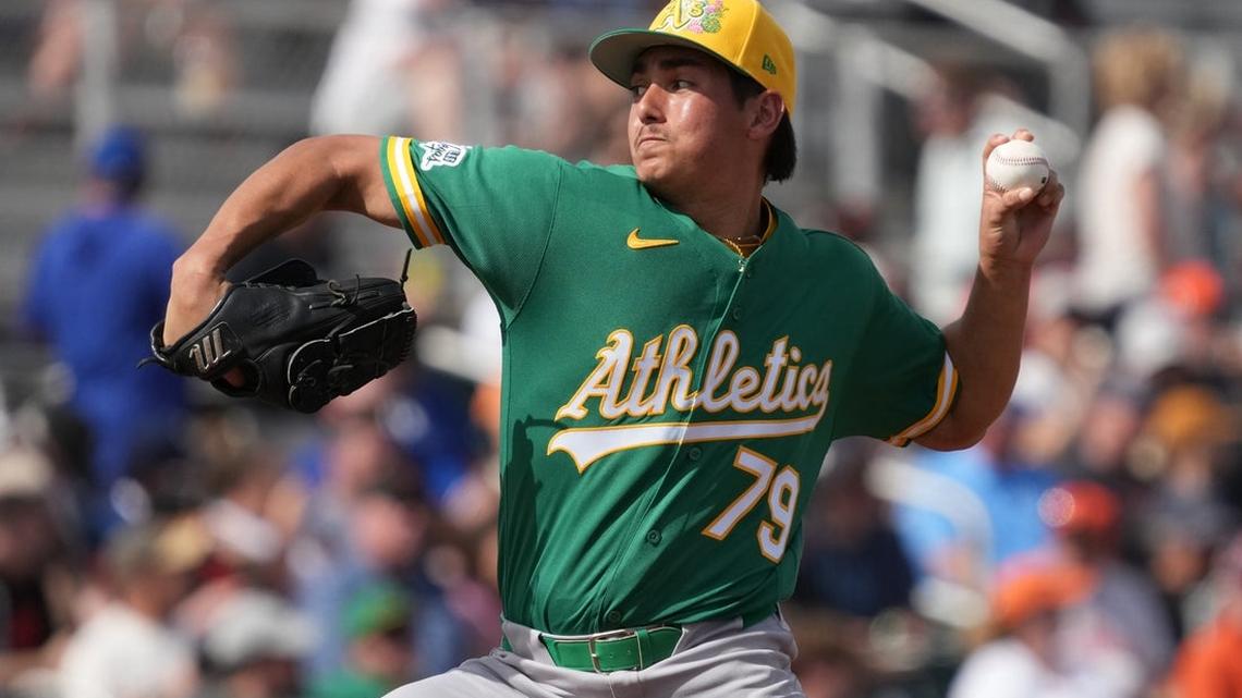 A's promote top prospect, LHP Gage Jump, to start Tuesday 