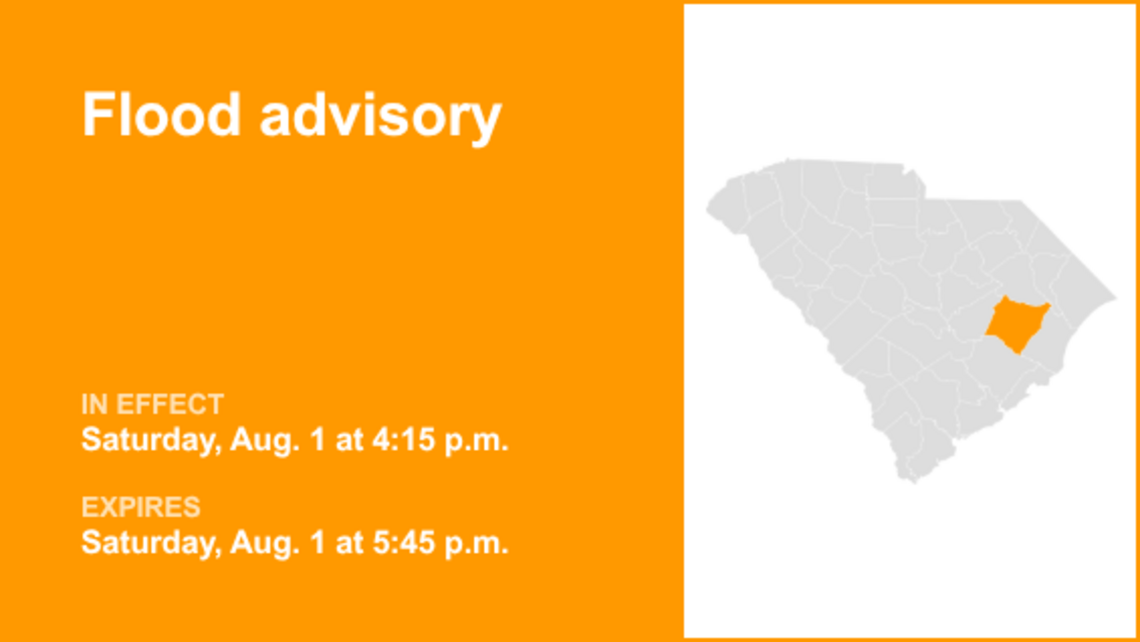 UPDATE: Flood advisory for Williamsburg County has been replaced, says the NWS 