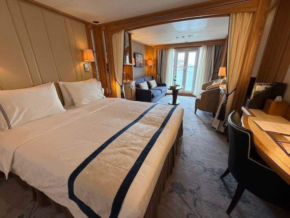  Our home for the week redefined what luxury means to us. Unpacking just once meant leaving the logistics behind, transforming our suite into a peaceful sanctuary where the only schedule we had to keep was our own. Photo credit: Sharon Kurtz 