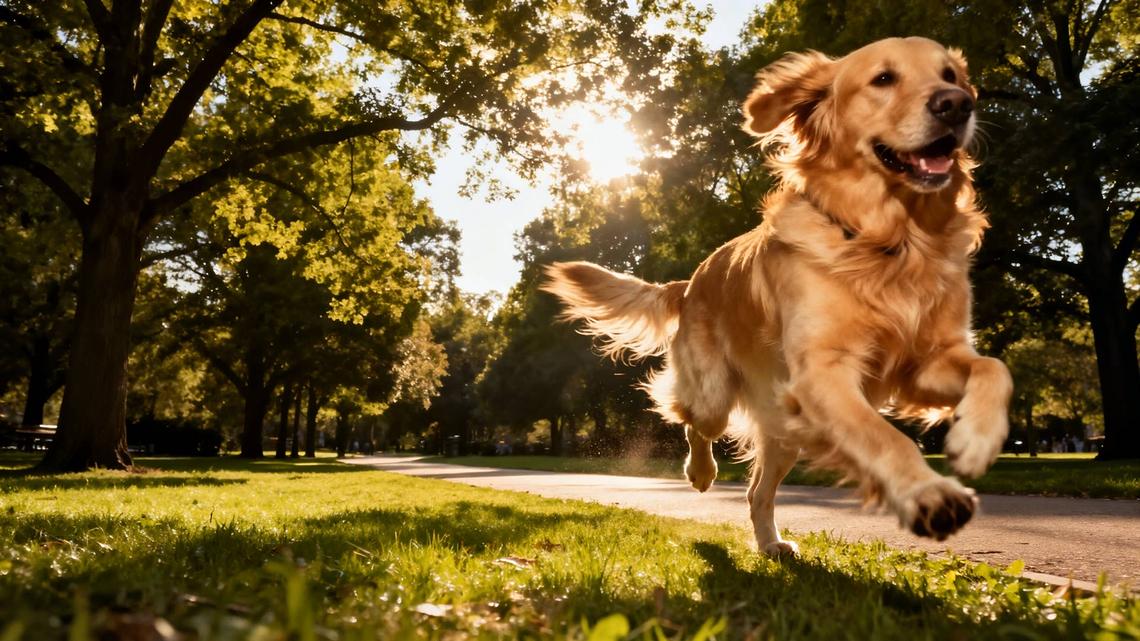 Golden Retriever and Doodle Interrupt Storm Chaser on the Job and Steal the Show 