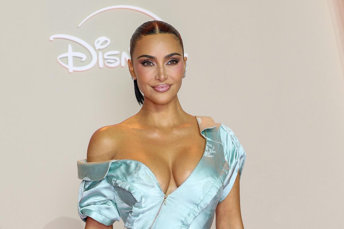 Kim Kardashian attends the "All's Fair" Disney+ premiere at Maison de La Chimie on Oct. 21, 2025, in Paris, France.  