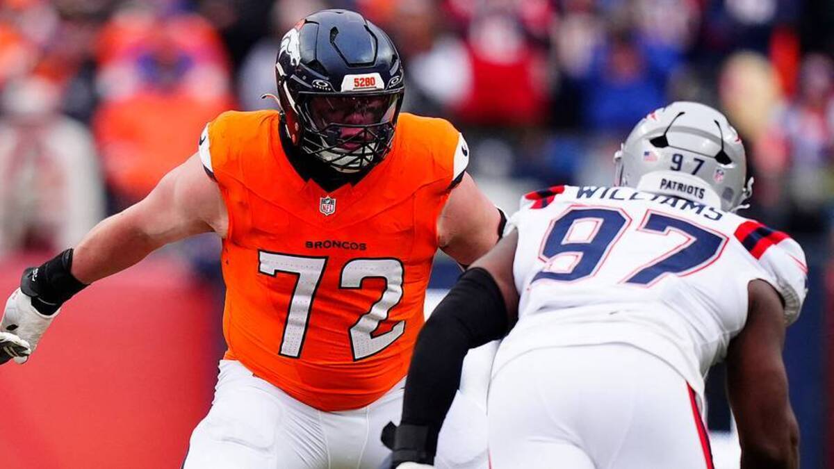  Garett Bolles and the Broncos reached the AFC championship game last season. | IMAGN IMAGES via Reuters Connect 
