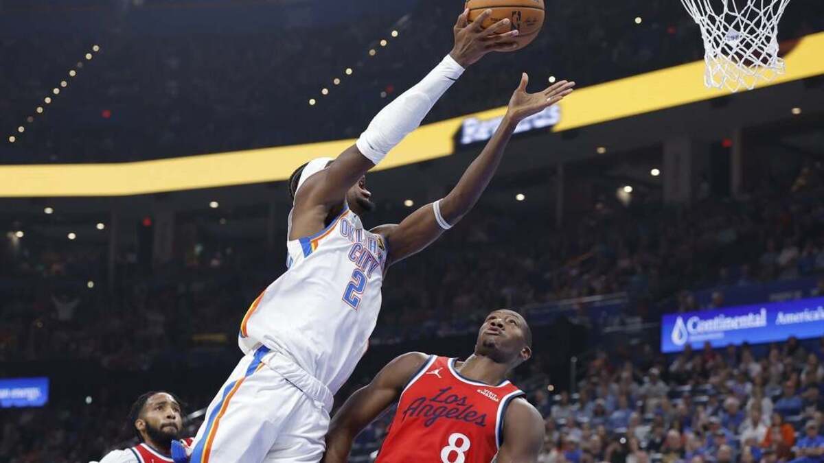 Thunder outlast Clippers but trio of key players exit with injuries ...