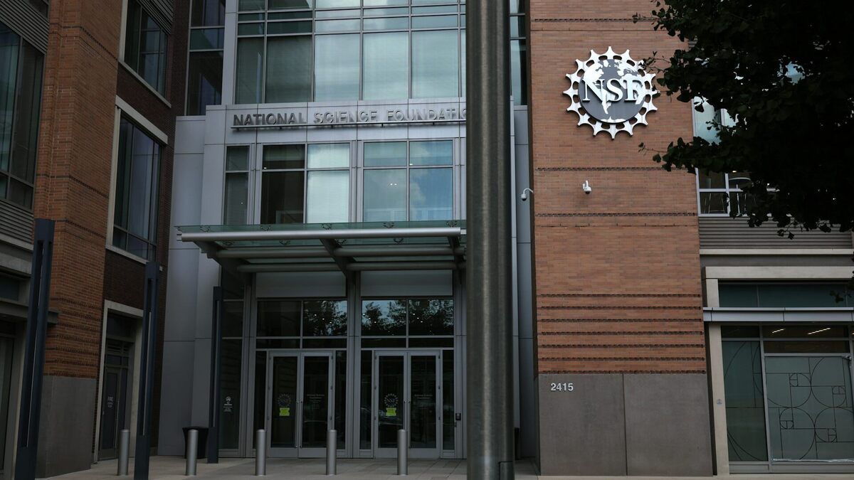 The National Science Foundation's Washington headquarters seen in July 2025. 