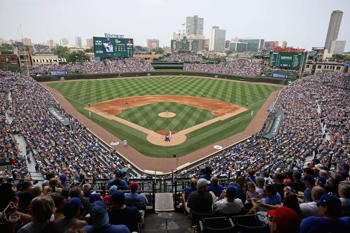  Wrigley Field view. (Photo by Jonathan Daniel/Getty Images) 