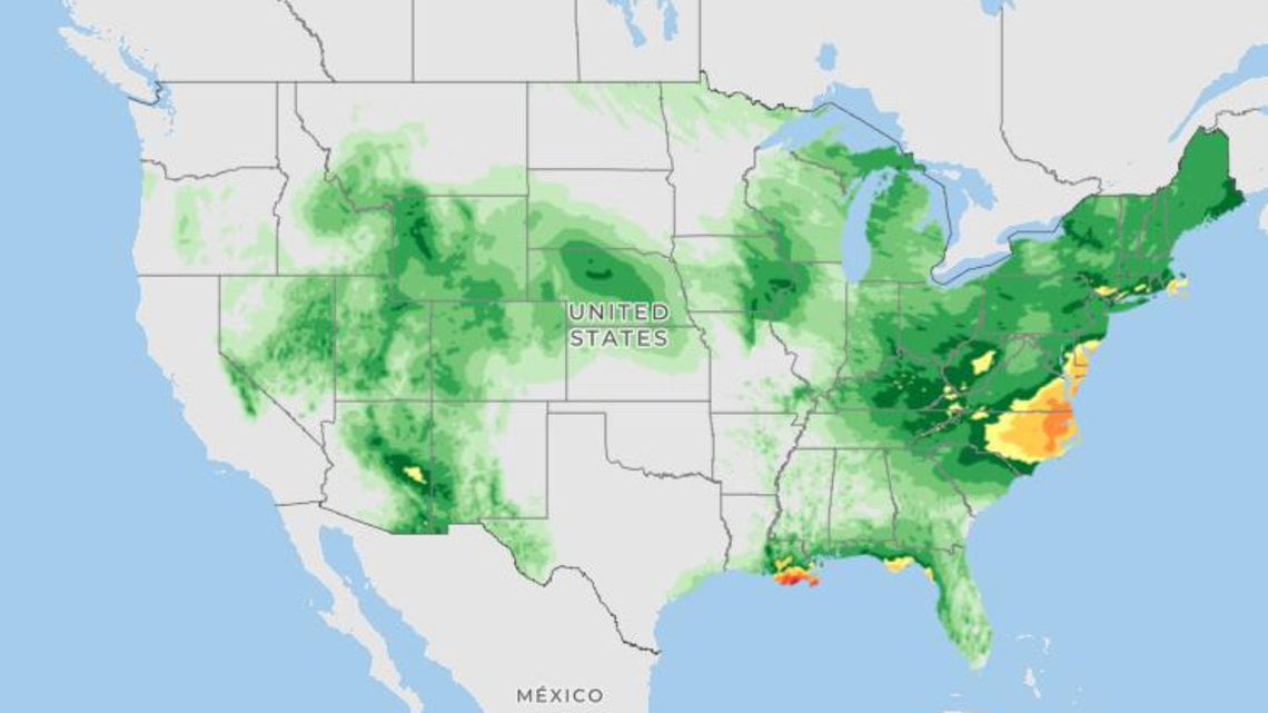 Tropical storm, heat dome, toxic air. Much of US faces extreme weather 