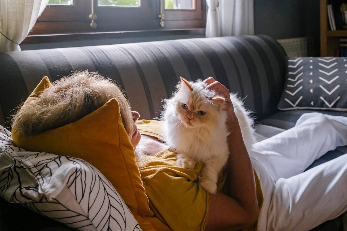  Not all cats express love in the same way.