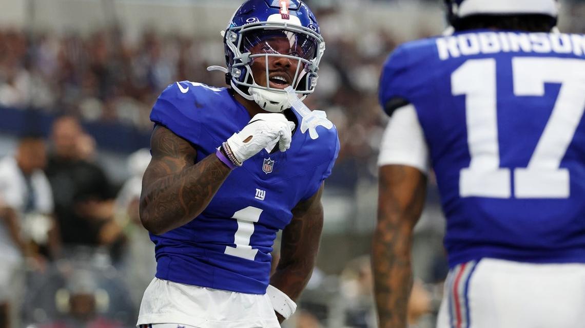 Giants uncertain when star wideout Nabers (knee) will return