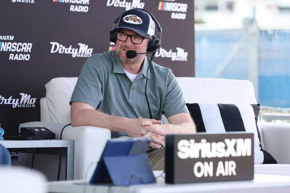  Dale Earnhardt Jr. Hosts His Podcast. (Photo by Meg Oliphant/Getty Images for SiriusXM) (Photo by Meg Oliphant/Getty Images for SiriusXM)