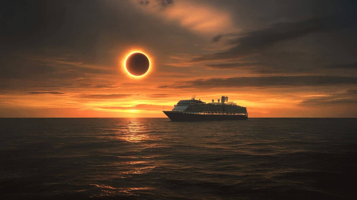 Cruise travelers to see rare ‘sunset eclipse' in the Mediterranean 