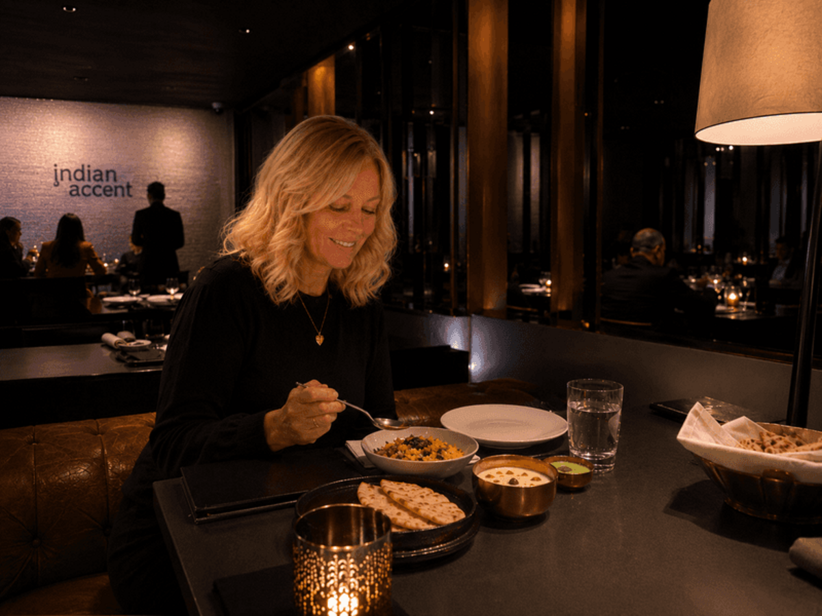  Dinner at Indian Accent in New Delhi was one of the culinary highlights of my trip to India. Photo credit: Shelly Peterson 