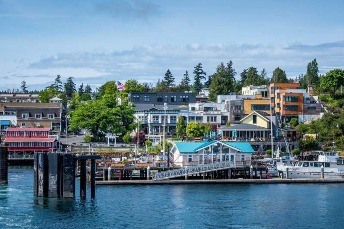  Friday Harbor features walkable streets packed with one-of-a-kind local artisan boutiques. Photo credit: June Russell-Chamberlin 