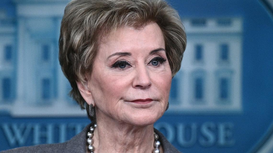 Education Department anti-fraud program ID requirements. Education Secretary Linda McMahon speaks during the daily briefing at the White House in Washington, DC, on November 20, 2025.
