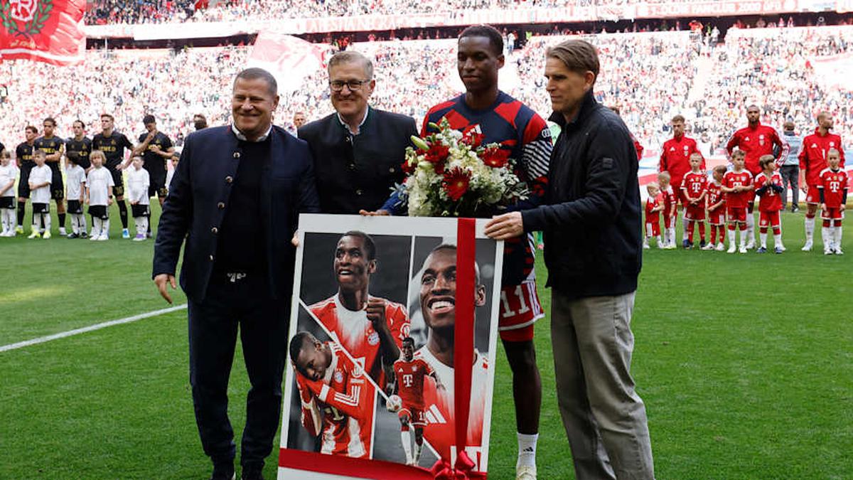  Bayern Munich bid farewell to Nicolas Jackson at the weekend. | Alexandra BEIER/AFP/Getty Images 