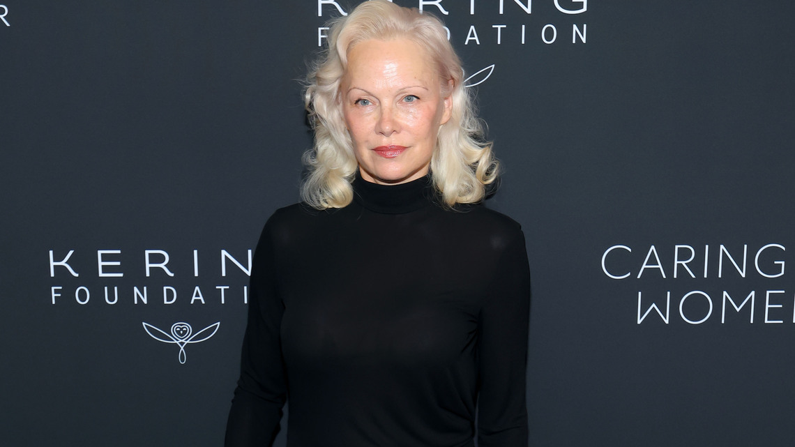 Copy Pamela Anderson's Cozy Knit Dress Look for Just $41 