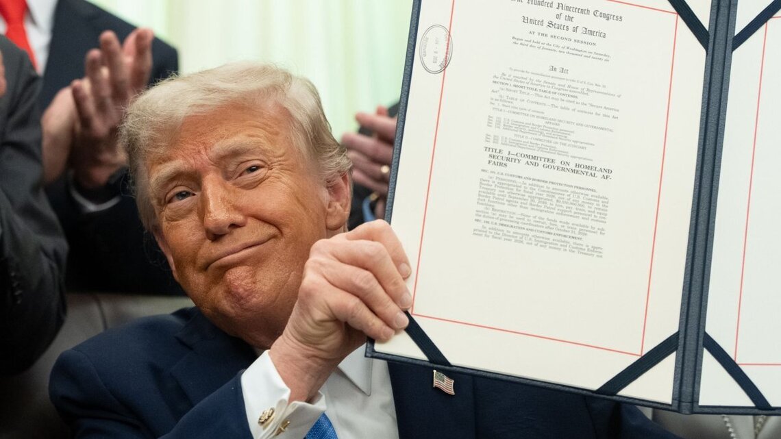 Trump signs $70B bill to fund Homeland Security Department through 2028