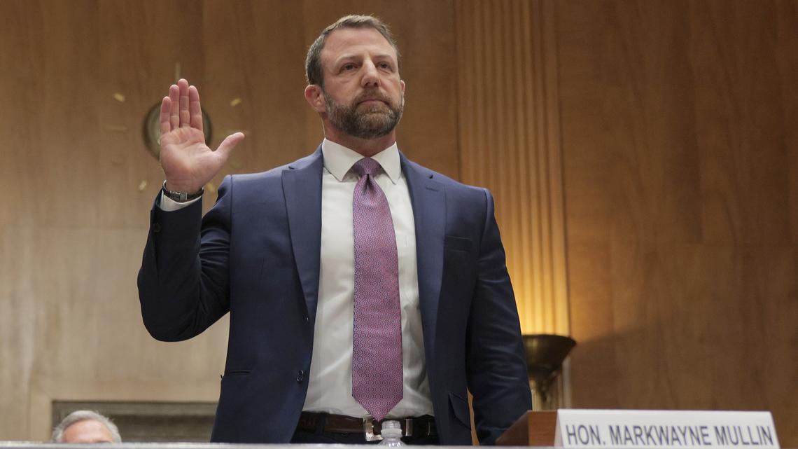 Senate panel advances Markwayne Mullin bid to lead DHS 