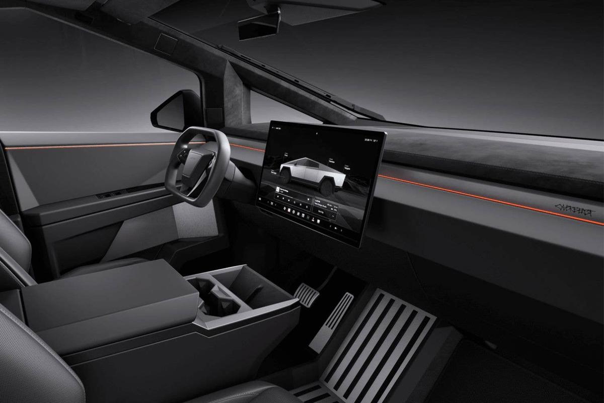  2026 Tesla Cybertruck interior Tesla