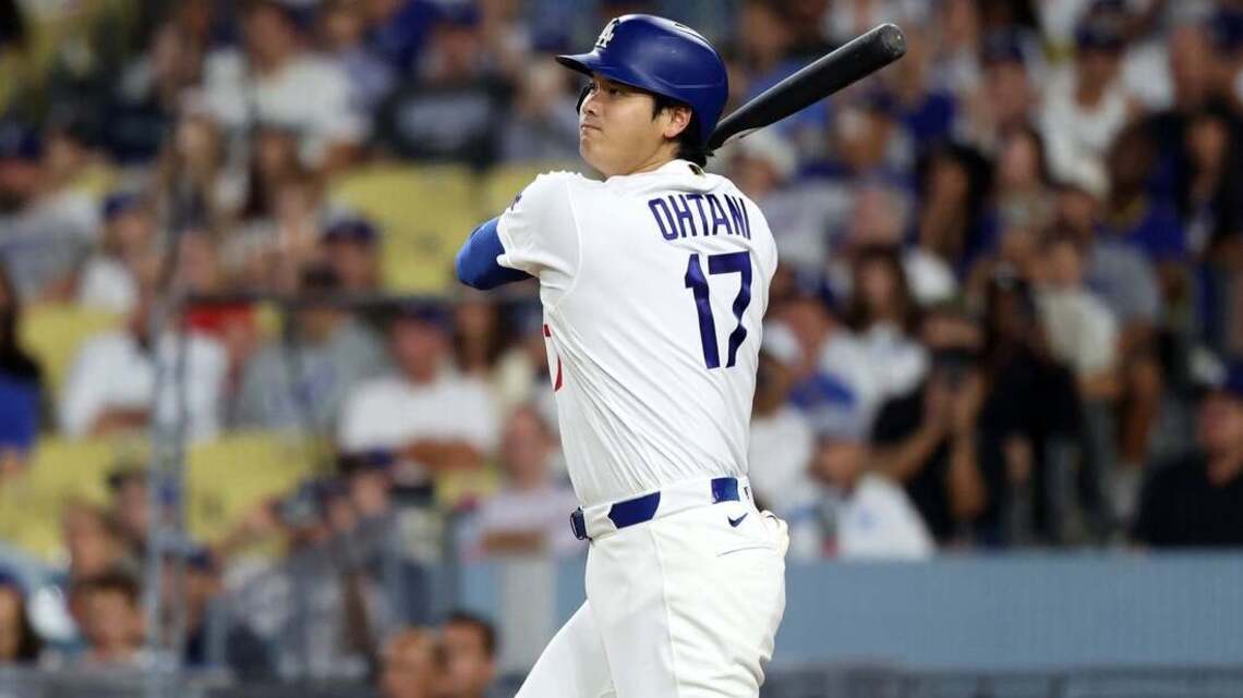 Dodgers hold Shohei Ohtani (knee soreness) out of lineup 