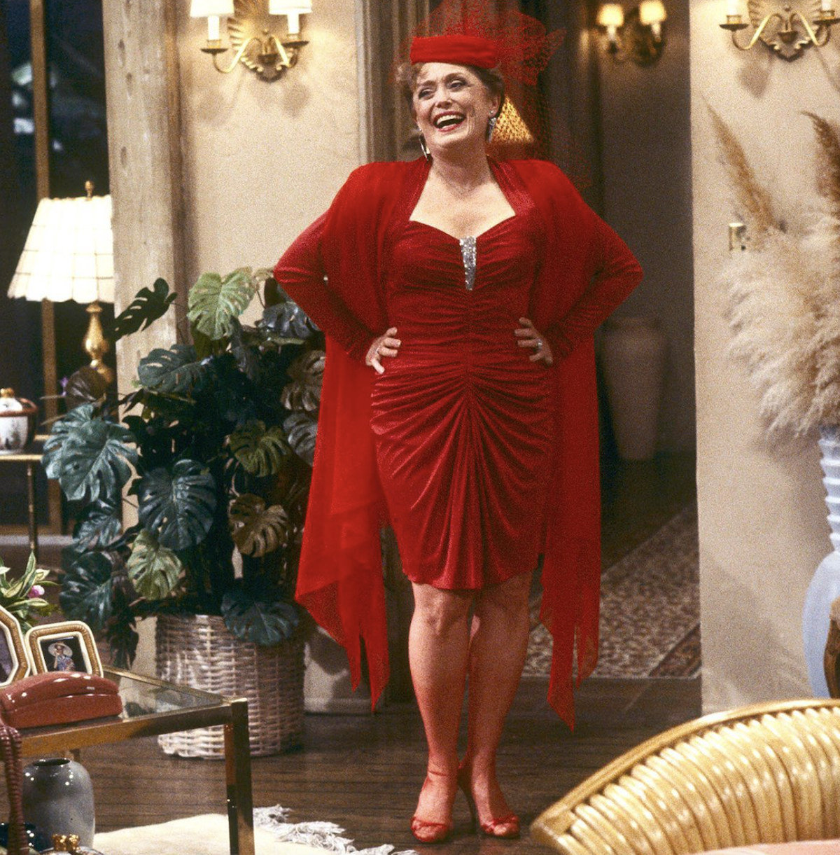 Blanche always dressed fabulously!@goldengirls/Instagram