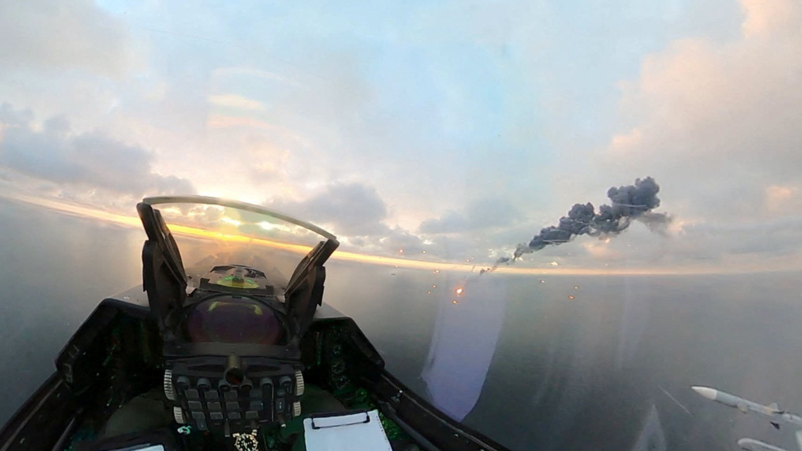 Romanian F-16 fighter jets shoot down two drones over Romanian territorial waters 
