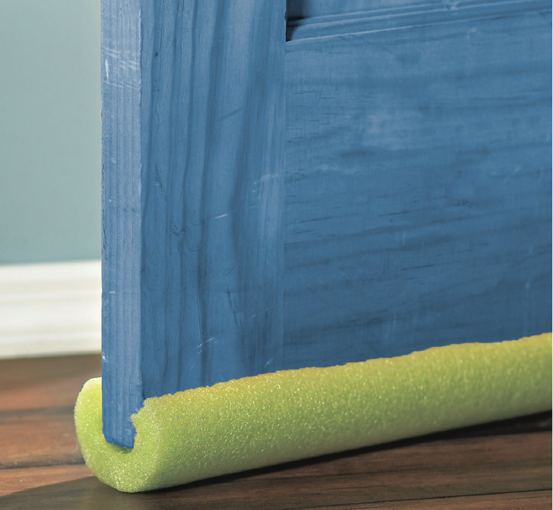 Here’s what a draft-blocking noodle looks like.Jemma Evans