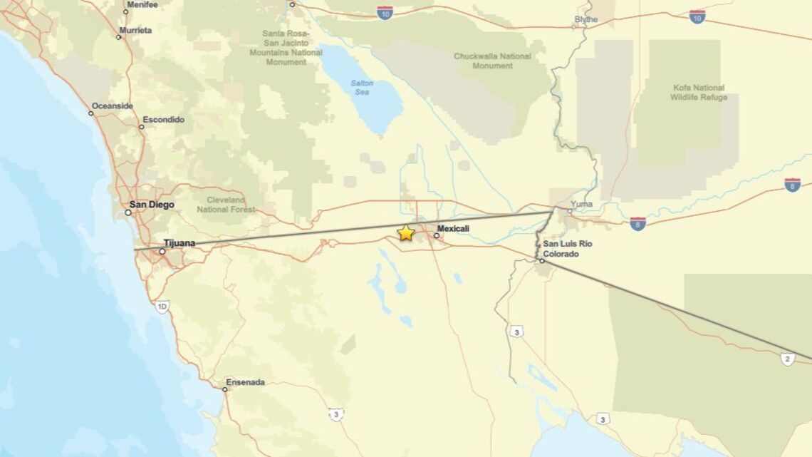 Update: Sept. 6 - 2.2 magnitude earthquake registered near Progreso, B.C., MX 