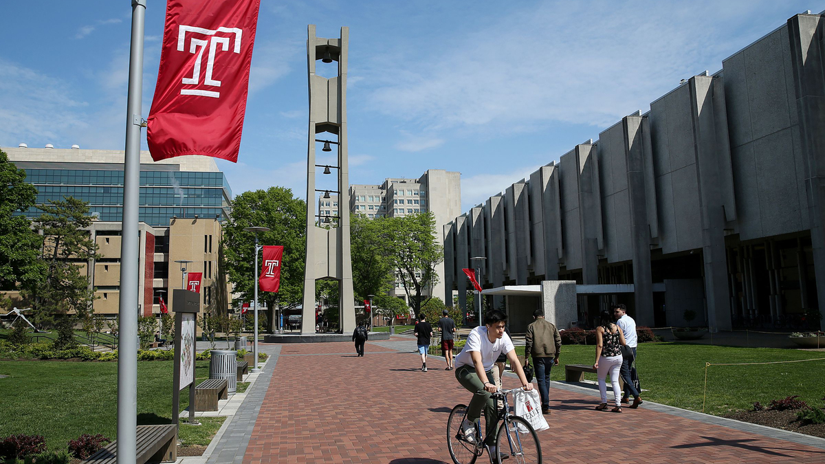 Temple University campus in Philadelphia. (Tim Tai/The Philadelphia Inquirer/TNS)