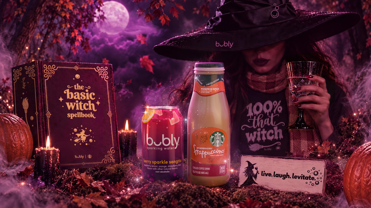Starbucks, Bubly get spooky with Basic Witch Kit. See what's inside 