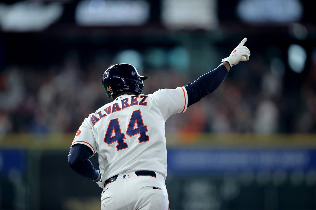  Houston Astros designated hitter Yordan Alvarez (44) Erik Williams-Imagn Images