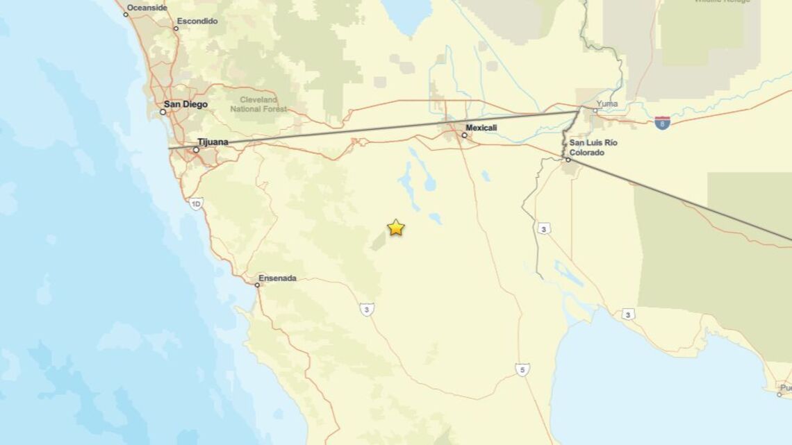 Update: Earthquake of 2.6 magnitude registered near Progreso, B.C., MX on Aug. 26 