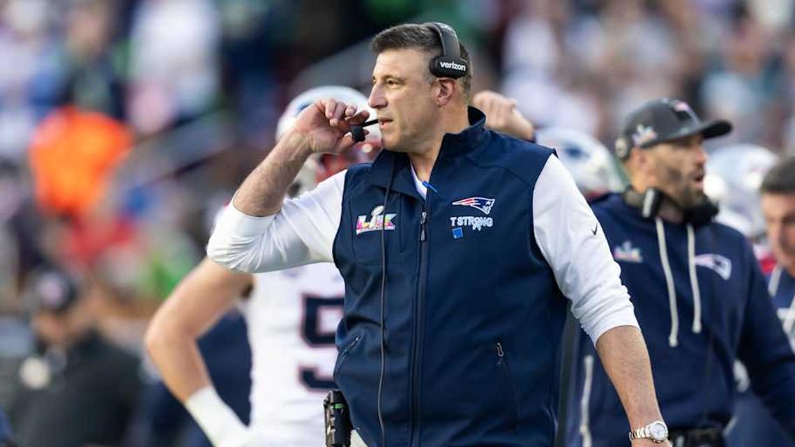  Feb 8, 2026; Santa Clara, CA, USA; New England Patriots head coach Mike Vrabel against the Seattle Seahawks during Super Bowl LX at Levi's Stadium. Mandatory Credit: Mark J. Rebilas-Imagn Images | Mark J. Rebilas-Imagn Images 