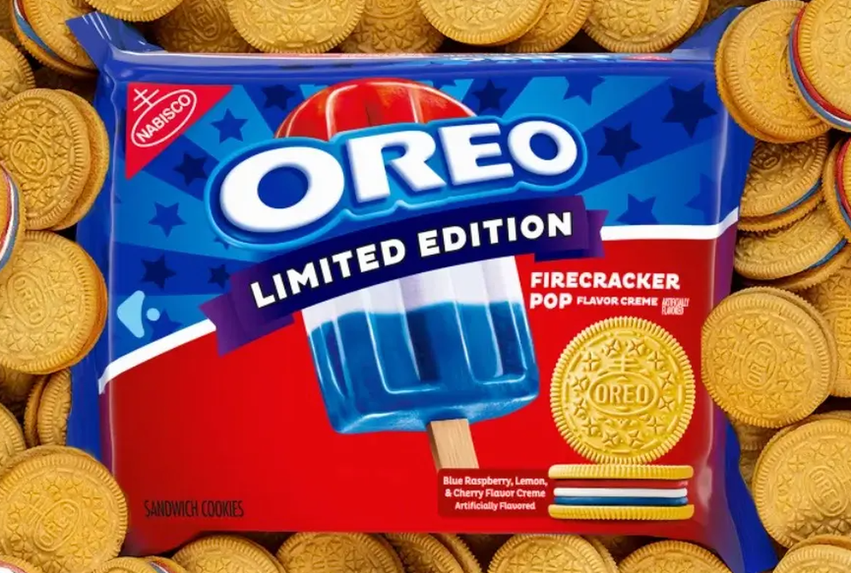  Promotional material showing the new Oreo product 