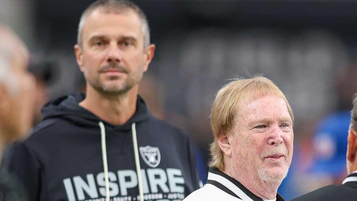  Las Vegas Raiders GM John Spytek, Owner Mark Davis | Darrell Craig Harris, On SI 
