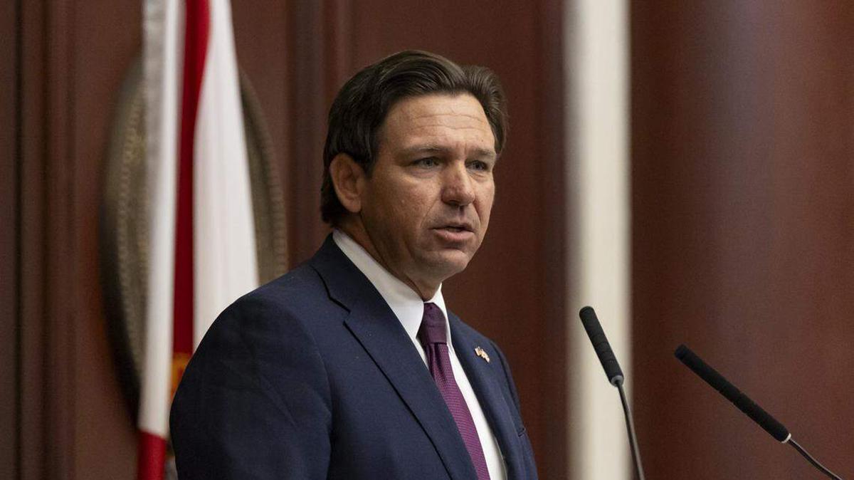 Florida Gov. Ron DeSantis announced last Wednesday the outline of his plan to cut property taxes, which needs approval from the Legislature and voters. (Matias J. Ocner/Miami Herald/TNS)