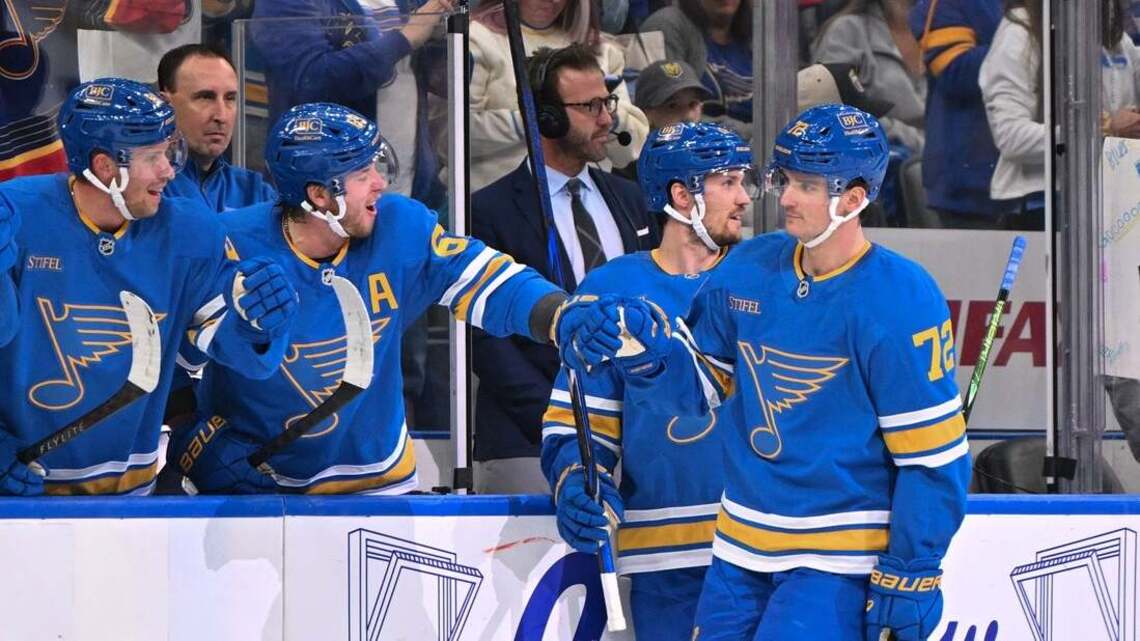 Justin Barron has career night, Blues trump Golden Knights 