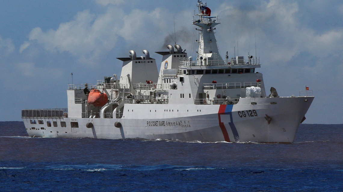 China says it is 'safeguarding order' around Taiwan-controlled South China Sea atoll 